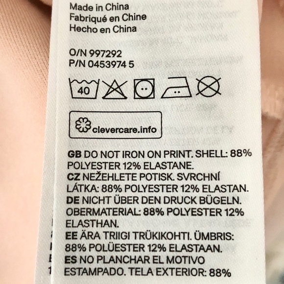 H&M, Run Like No One Is Watching, Cropped, Sweatshirt, Size XS, New With Tags - Picture 16 of 16